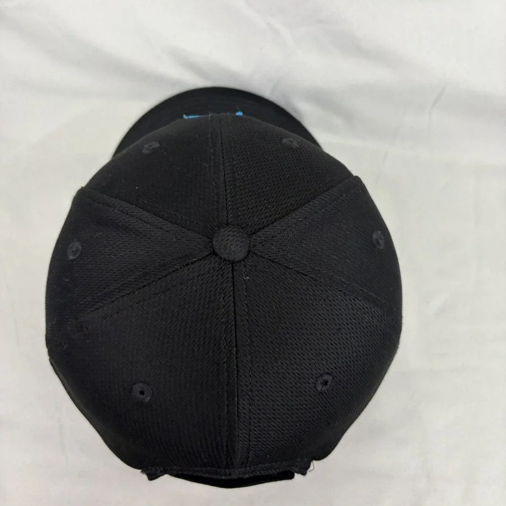 OC Sports Miami Marlins Baseball Hat Youth Size Black MLB Adjustable Cap